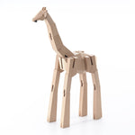 Load image into Gallery viewer, Morphits ® Giraffe  Wooden Toy Playset Puzzle Natural 
