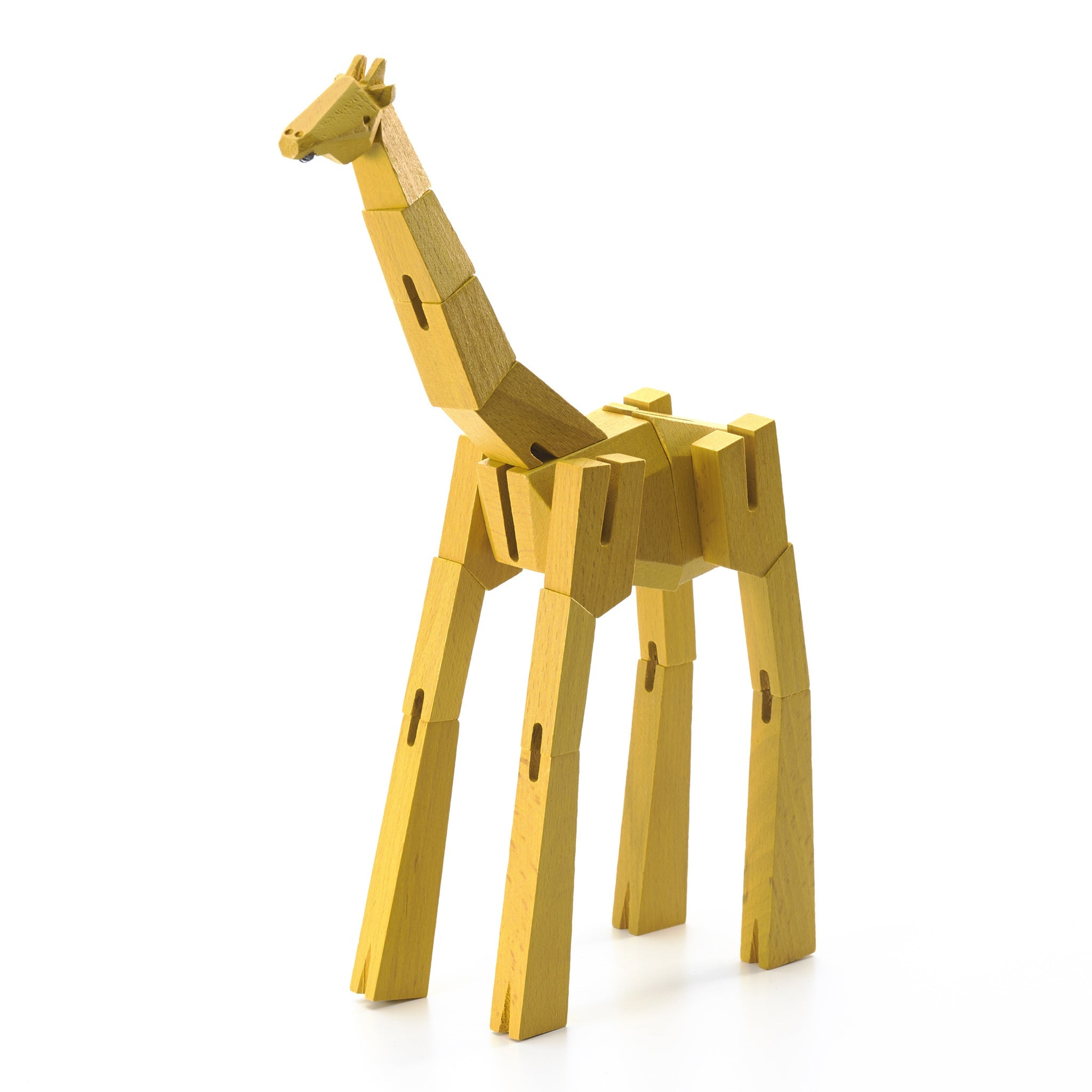Morphits ® Giraffe Wooden Toy Playset Puzzle Yellow