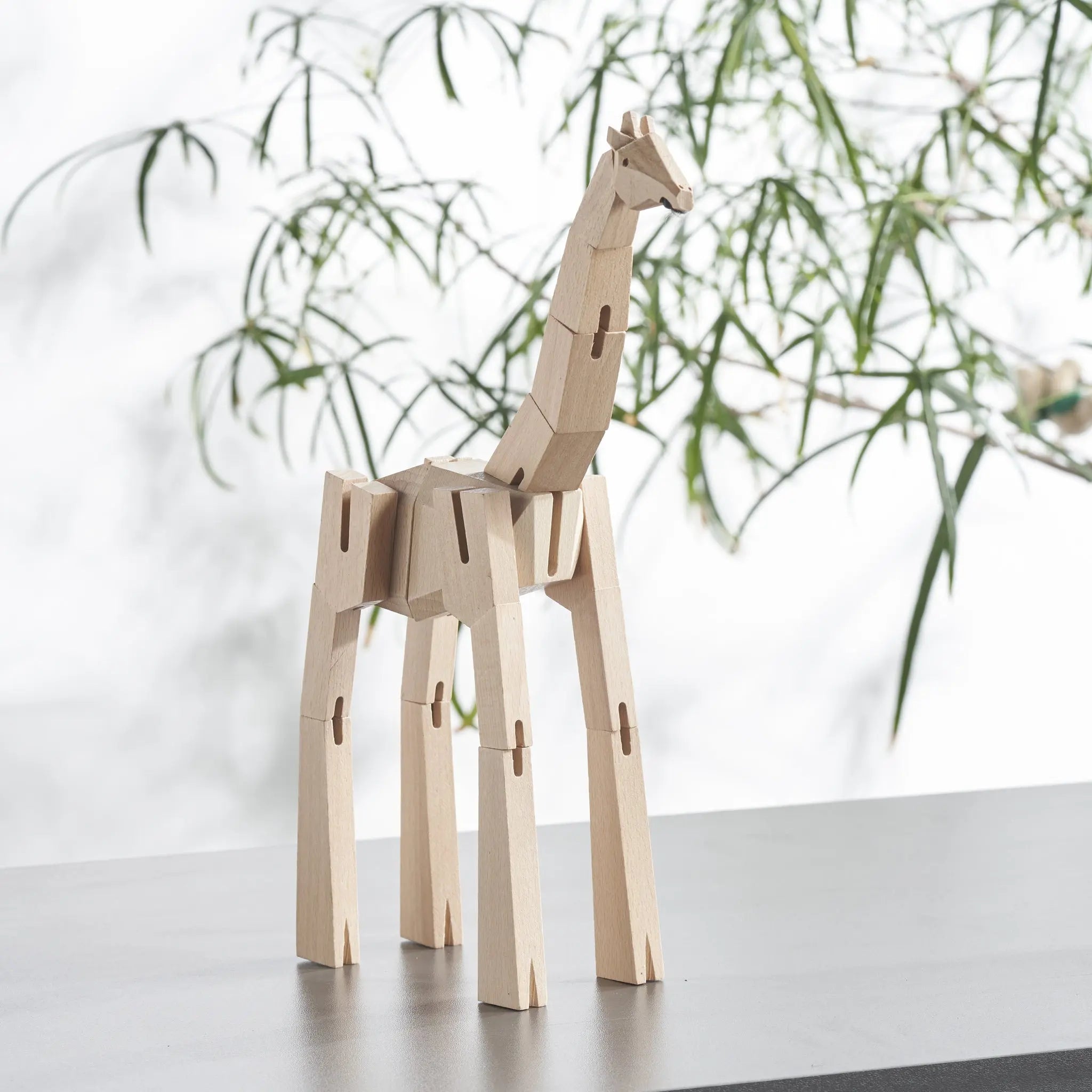 Morphits Giraffe Wooden Puzzle Toy - Creative Twists - Yoshiaki Ito Design