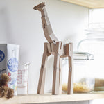 Load image into Gallery viewer, Morphits ® Giraffe Wooden Toy Playset Puzzle Shelf
