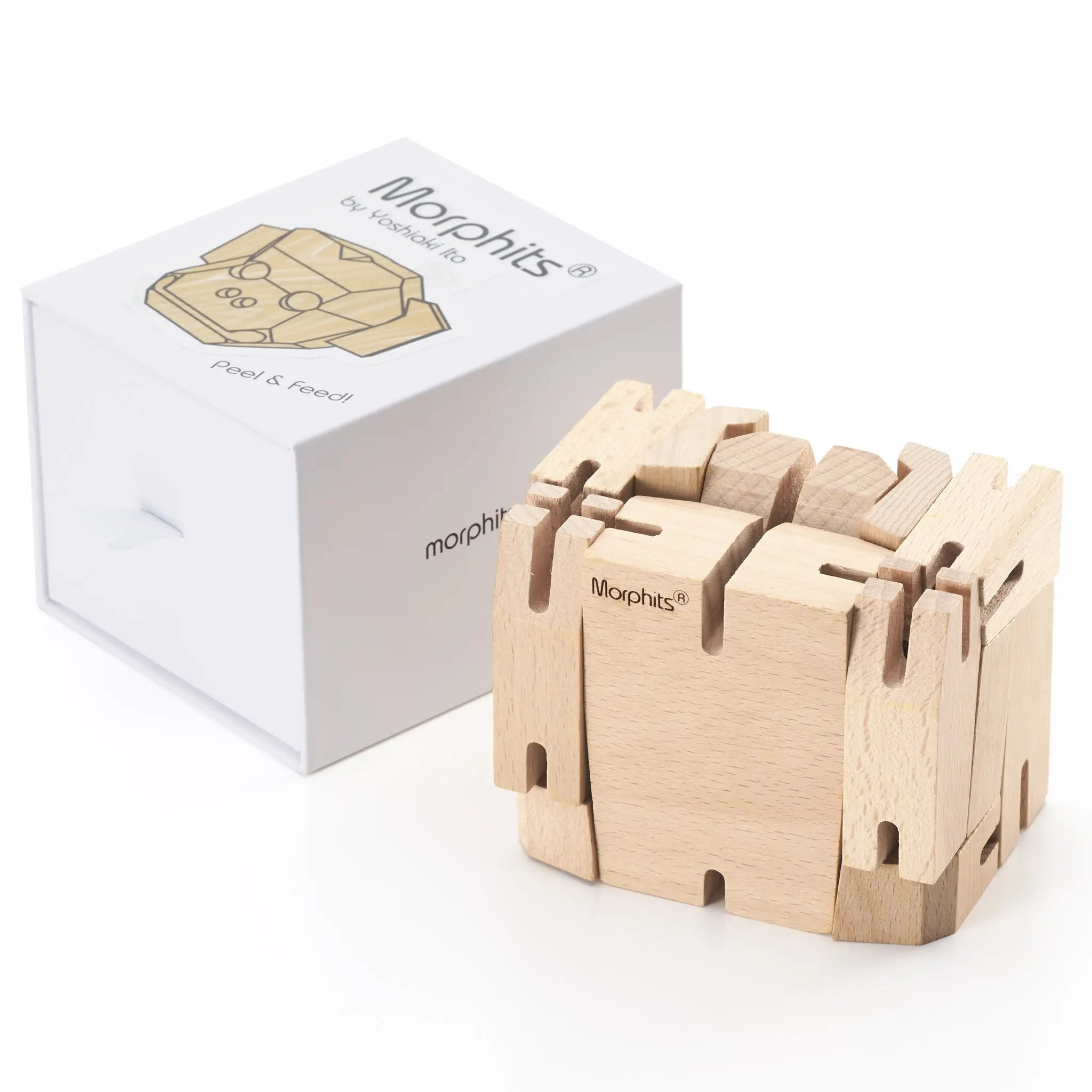 Morphits Monkey Wooden Puzzle Toy - Boundless Play for Young Minds - Yoshiaki Ito Design