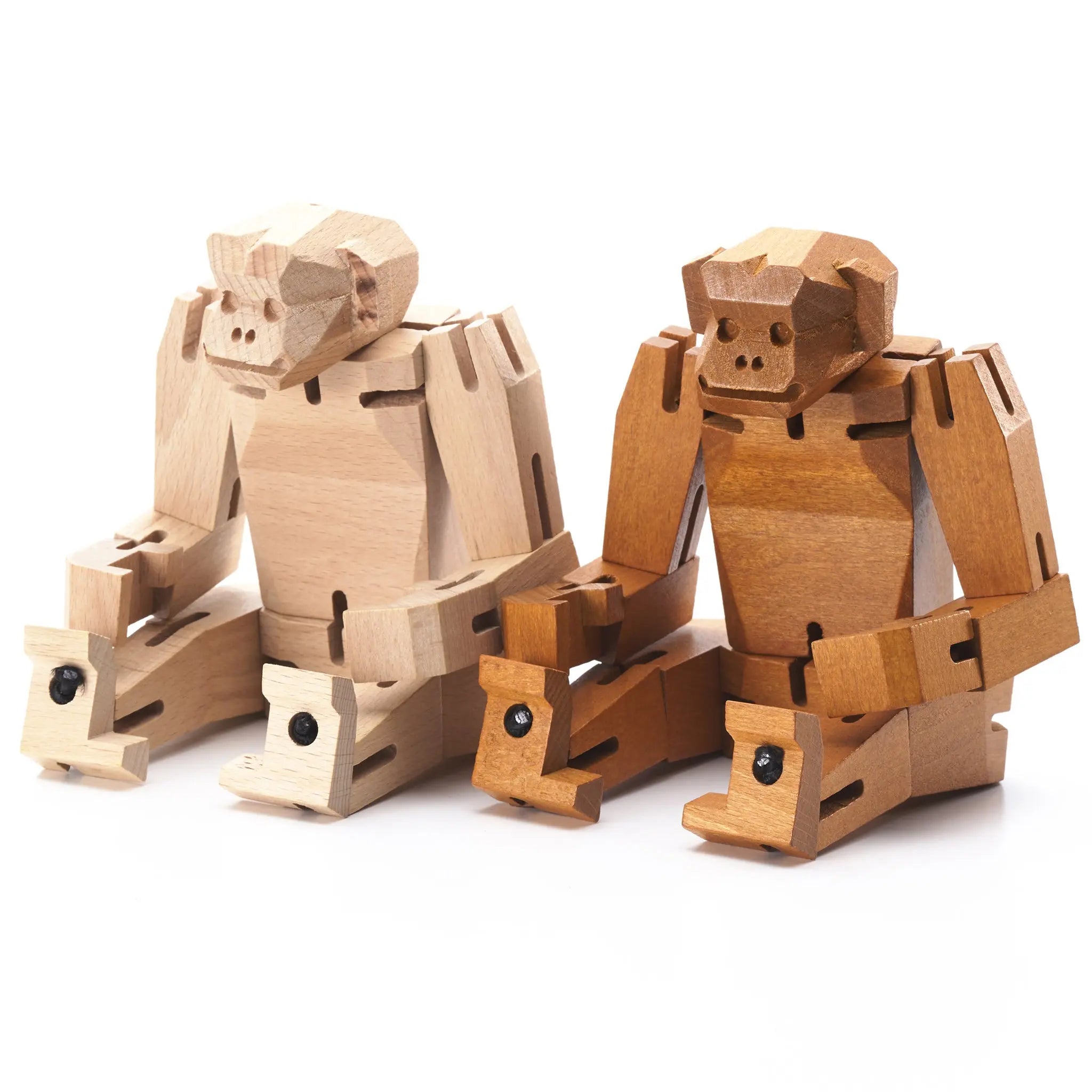 Morphits Monkey Wooden Puzzle Toy - Boundless Play for Young Minds - Yoshiaki Ito Design