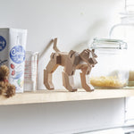 Load image into Gallery viewer, Morphits ® Tiger Wooden Toy Playset Puzzle Natural on the Shelf
