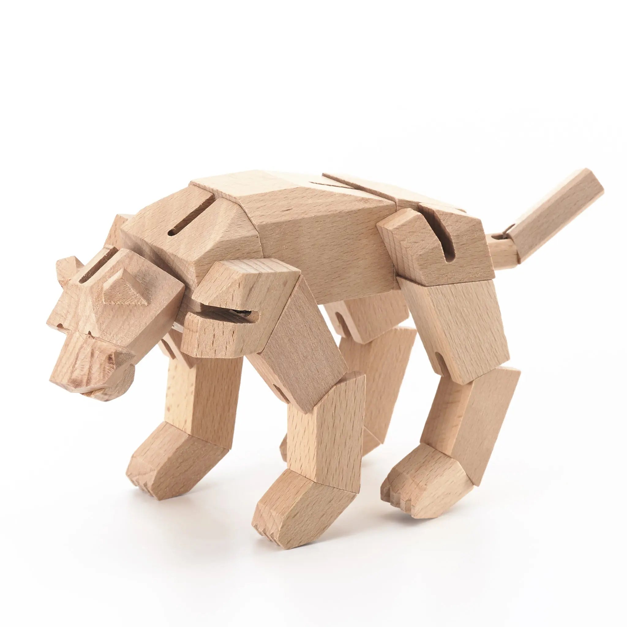 Morphits Tiger Wooden Puzzle Toy - Roar into Adventure - Yoshiaki Ito Design