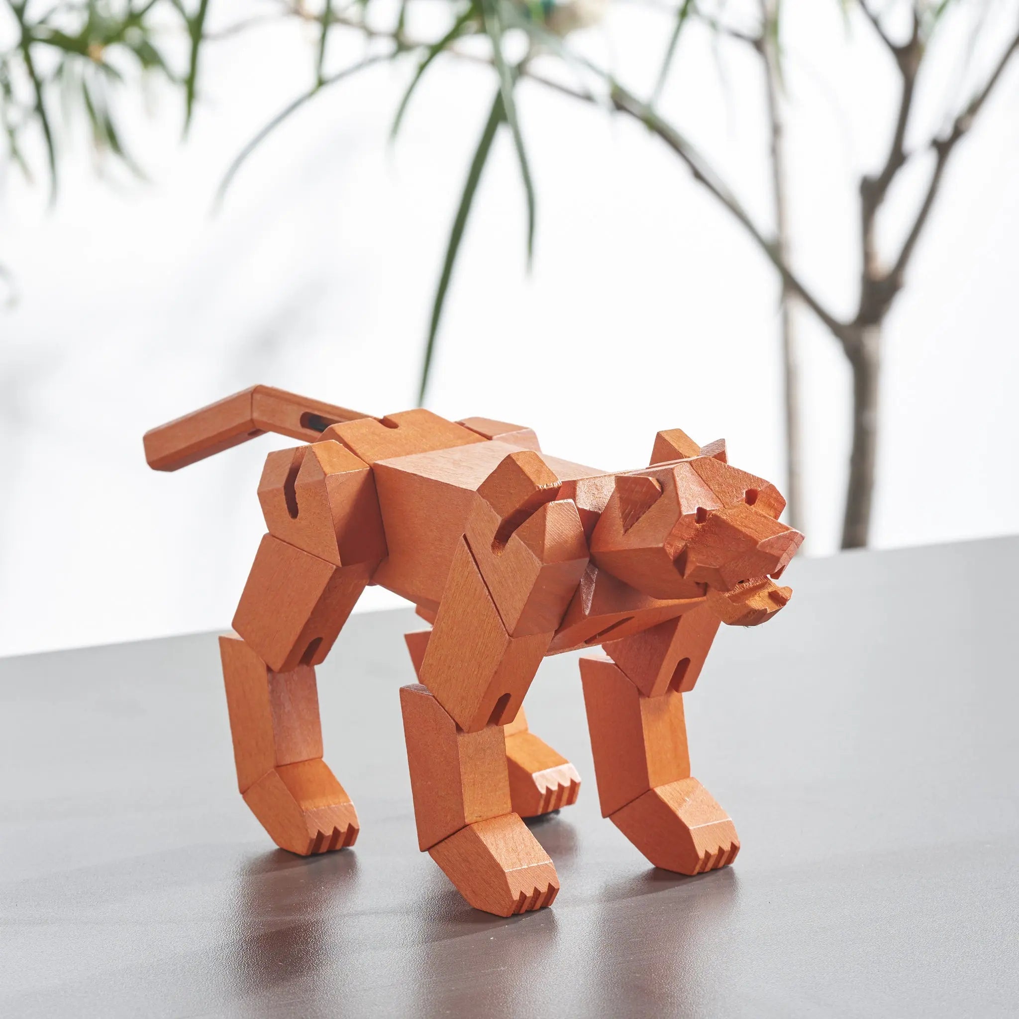 Morphits Tiger Wooden Puzzle Toy - Roar into Adventure - Yoshiaki Ito Design