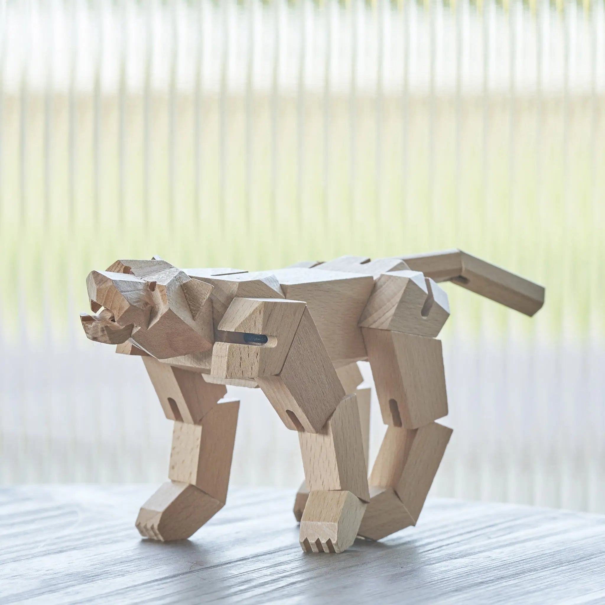 Morphits Tiger Wooden Puzzle Toy - Roar into Adventure - Yoshiaki Ito Design