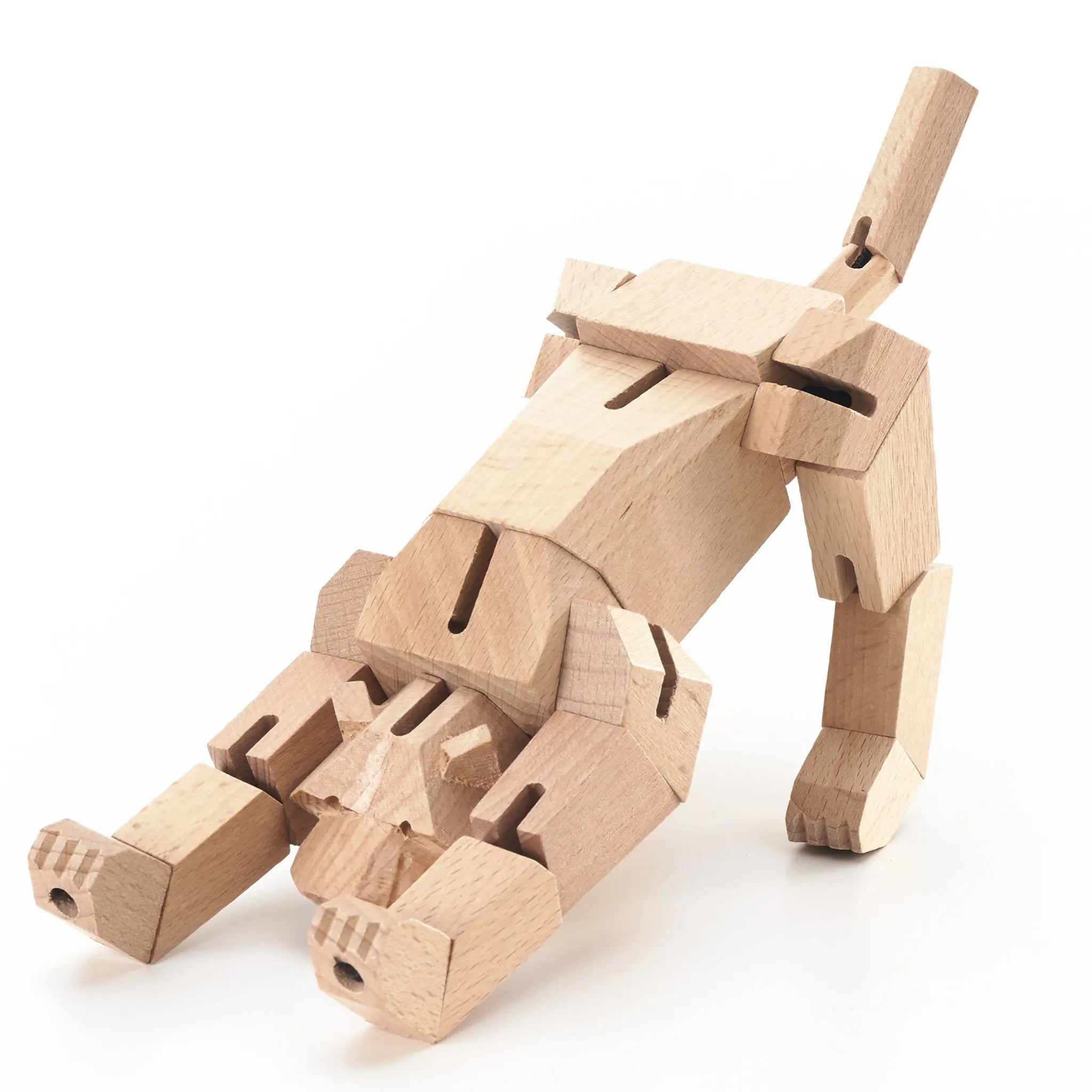 Morphits Tiger Wooden Puzzle Toy - Roar into Adventure - Yoshiaki Ito Design