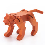 Load image into Gallery viewer, Morphits ® Tiger Wooden Toy Playset Puzzle Orange
