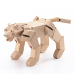 ギャラリービューアに画像をロードし、Morphits®トラ 折紙の様にたためる木製３Dパズル玩具
