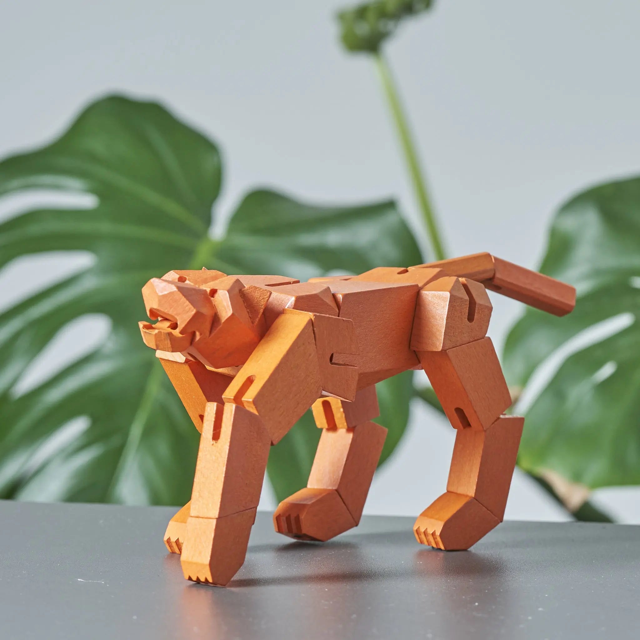 Morphits Tiger Wooden Puzzle Toy - Roar into Adventure - Yoshiaki Ito Design