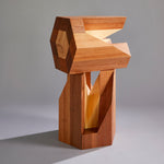 Load image into Gallery viewer, Yosegi Wood Stool: Japanese Elegance meets Modern Style one top
